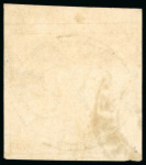 Stamp of Brazil » 1843 Bull's Eyes 1843, 90r black, worn impression, semi-xiphopagus used