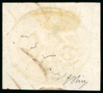 Stamp of Brazil » 1843 Bull's Eyes 1843, 30r black, worn impression, cancelled by "Cidade/De Campos"