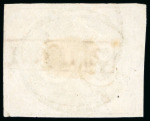 Stamp of Brazil » 1843 Bull's Eyes 1843, 30r black, worn impression, framed "Inutilz." hs from Sao Paulo