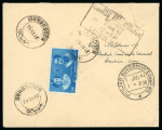 Stamp of Persia » 1925-1941 Riza Khan Pahlavi Shah (SG 602-O849) 1940 (Dec 21) envelope from the British Consulate General in Bushire to India