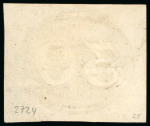 Stamp of Brazil » 1843 Bull's Eyes 1843, 30r black, early impression, "S.I.DECAMPOS" straight-line