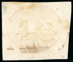 Stamp of Brazil » 1843 Bull's Eyes 1843, 30r black, intermediate impression, "Va DEPITANGUY" straight-line