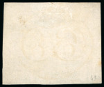Stamp of Brazil » 1843 Bull's Eyes 1843, 60r black, worn impression, two examples with "I.C.DO OURO PRETO/CORREIO GERAL DE MINAS." cds