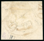 Stamp of Brazil » 1843 Bull's Eyes 1843, 60r black, worn impression, "CONSTITUICAO" circle hs 