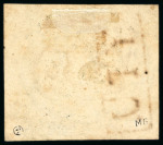 Stamp of Brazil » 1843 Bull's Eyes 1843, 60r black, worn impression, large margins except