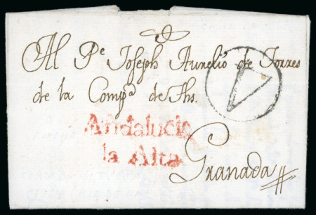 Stamp of Argentina » Outgoing Mail THE EARLIEST COVER FROM THE AMERICAS EXHIBITING A RATE
