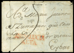 Stamp of Argentina » Outgoing Mail 1767, March 21. Entire letter from Buenos Aires to Cádiz, carried via Portugal a