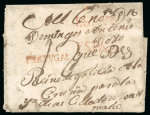 Stamp of Guatemala » Incoming Mail 1787. Folded letter from Porto (Portugal) via Havana to Guatemala, marked “12” r