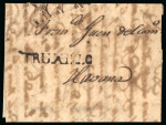 Stamp of Honduras 1812,   Aug.   15.   Entire   letter   from   Trujillo   to   Havana,   bearing 