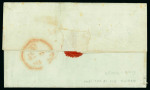 Stamp of Mexico » Outgoing Mail 1840-46. Two entire letters from Mexico City to Madrid, carried at 9 and 15 real