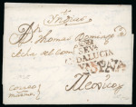 Stamp of Mexico » Incoming Mail 1802, May 15. Entire letter from Seville to Mexico City, postmarked on dispatch 