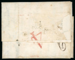 Stamp of Mexico » Incoming Mail 1812,    Aug.    8.    Entire    letter    from    Arbúcies    (Spain)    to    
