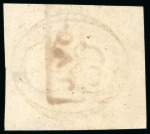 Stamp of Brazil » 1843 Bull's Eyes Tacoahy (RJ) 1843, 60r black, worn impression, framed "TACOARY" postmark