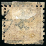 Stamp of Japan » 1872, Dragons sen unit, perforated 1872, 1/2 sen reddish brown plate 2 on brittle laid paper, pos.1