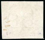 Stamp of Brazil » 1843 Bull's Eyes 1843, 60r black, worn impression, boxed "SERGIPE" hs in black 