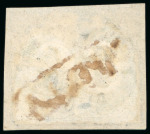 Stamp of Brazil » 1843 Bull's Eyes 1843, 60r black, intermediate impression, brown "CAPELLA" framed hs