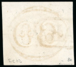 Stamp of Brazil » 1843 Bull's Eyes Ceará (CE) 1843, 60r black, intermediate impression,
