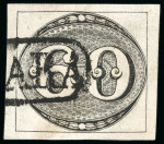 Stamp of Brazil » 1843 Bull's Eyes Ceará (CE) 1843, 60r black, intermediate impression,