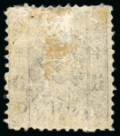 Stamp of Japan » 1872, Cherry Blossoms Native Paper 1872, 1/2 sen brown, Matsuda printing, type III, plate 4, position 23