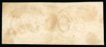 Stamp of Brazil » 1843 Bull's Eyes 1843, 60r black, worn impression, marginal pair with large "R°.Grde. Nte." oval h