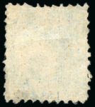Stamp of Japan » 1872, Cherry Blossoms Native Paper 1872, 1 sen blue, intermediate printing (Government (Government printing with short tool perforation)