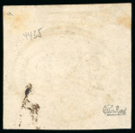 Stamp of Brazil » 1843 Bull's Eyes 1843, 90r black, late impression, circular ""CORREIO/DA/MANGARATIBA" hs