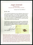 Stamp of Brazil » 1843 Bull's Eyes 1843, 60r black, early impression, a magnificent example on letter from Diamantina