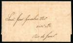 Stamp of Brazil » 1843 Bull's Eyes 1843, 60r black, early impression, tied to letter by Campinas and Sao Paulo postmarks