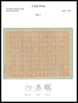 Stamp of Japan » 1872, Cherry Blossoms Native Paper 1873,  4 sen rose, plate 4,  a complete sheet of 40,