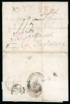 Stamp of Nicaragua » Outgoing Mail 1792, Aug. 1. Entire letter from Corn Island (off the Nicaraguan coast) to Brist