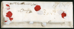 Stamp of Peru » Outgoing Mail 1796,  Sept.  8.  Ship’s  register  cover  of  the  “Rey  Carlos”  frigate,  sai