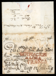 Stamp of Peru 1805-1807. Two registered covers carried by maritime mail to Chile