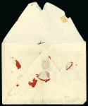Stamp of Peru 1805-1807. Two registered covers carried by maritime mail to Chile