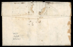 Stamp of Puerto Rico » Outgoing Mail 1824,  March  6.  Entire  letter  from  San  Juan  de  Puerto  Rico  to  Cádiz  