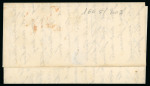 Stamp of United States 1840-51.  Two  entire  letters  from  New  York  to  Cádiz  (Spain),  carried  b