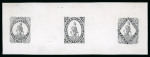 Stamp of Paraguay 1881, die proofs, a unique set of 15