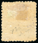 Stamp of Japan » 1874, Cherry Blossoms, Foreign Paper, with syllabics 1874, 6 sen violet brown syll. wa (13) , unused mounted