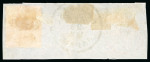 Stamp of Japan » 1874, Cherry Blossoms, Foreign Paper, with syllabics 1874, 6 sen violet brown syll. nu (10) canc. small
