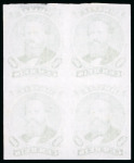 Stamp of Brazil » 1866-83 Dom Pedro » 1866 "Black Beard" Issue 1866, Imperforate plate proofs on India paper in multiples