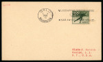 Stamp of Olympics » 1952 Oslo 1951 (Nov 1) envelope with 15+5o Olympic stamp tied by "OSLO / MAJORSTUA" Olympic slogan machine cancel