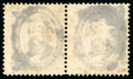 Stamp of Brazil » 1866-83 Dom Pedro » 1866 "Black Beard" Issue 1866, 50r blue, a phenomenal assembly comprising 15