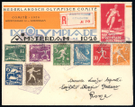 Stamp of Olympics » 1928 Amsterdam » Issued Stamps, Covers and Cancellations 1928 (Aug 11) Olympic Committee printed envelope sent registered from the Olympic Stadium