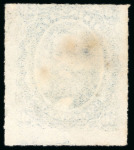 Stamp of Brazil » 1866-83 Dom Pedro » 1866 "Black Beard" Issue 1876, 50r blue, "cracked plate", one showing coloured
