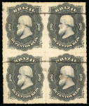 Stamp of Brazil » 1866-83 Dom Pedro » "Dom Pedro" Lots and Collections 1866-78. An astonishing collection of Dom Pedro multiples