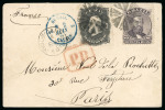 Stamp of Brazil » 1866-83 Dom Pedro » "Dom Pedro" Lots and Collections 1866-78. An remarkable assembly of postal history comprising 150 covers from the three "Dom Pedro" Issues