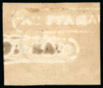 Stamp of Brazil » 1843 Bull's Eyes 1843, 60r black, intermediate impression, "PARATY" & "DIAMANTINA" oval hs