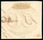 Stamp of Brazil » 1843 Bull's Eyes 1843, "Bull's Eyes" assembly of 25 stamps used,