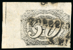 Stamp of Brazil » 1844-46 Slanting Figures 1844-45, "Inclinados" group of 17 stamps 