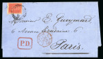 Stamp of Brazil » 1850-66 Upright Figures 1864, group of 11 entire letters from Rio de Janeiro