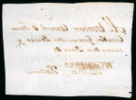 Stamp of Chile » Postal History 1810ca. Cover with "INTERCEPTADA/DELIMA" and unique addressed to Valdivia